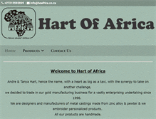 Tablet Screenshot of hoafrica.co.za
